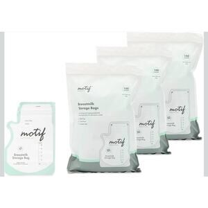 Set of Motif BreastMilk storage 6oz Bags 100 count ( 200 counts)